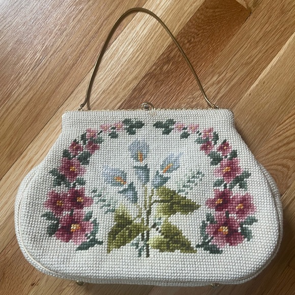Vintage Wool Tapestry Bag - Picture 2 of 6